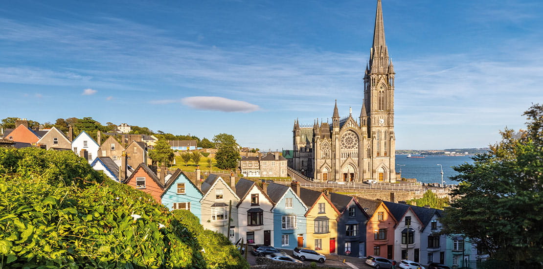 The waterfront town of Cobh